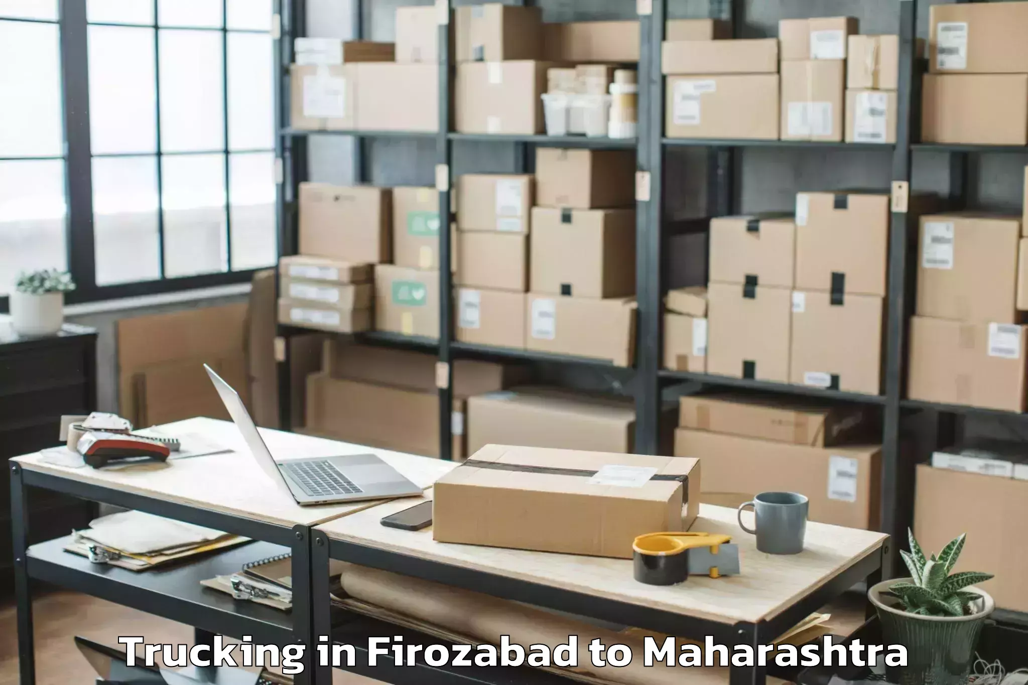 Trusted Firozabad to Chhatrapati Shivaji Airport Bo Trucking